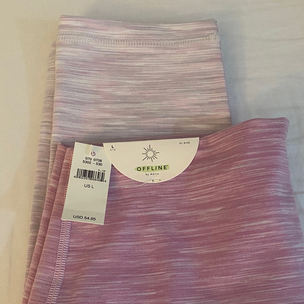 Aerie Pink and Purple Leggings
